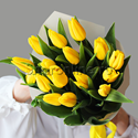 Букет желтых тюльпанов - изображение 3
