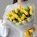 Букет желтых тюльпанов - изображение 2