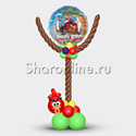 Стойка из шаров "Angry Birds" - изображение 1