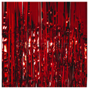 Дождик "Занавес" красный 100x200 см - изображение 1
