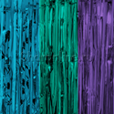 Дождик "Занавес" мерцающий сапфир 90x240 см - изображение 1