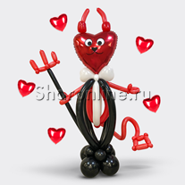 Фигура из шаров "Чёртик"