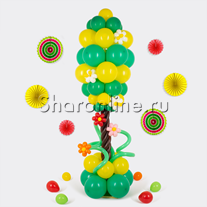 Фигура из шаров "Цветущее дерево"