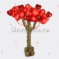 Фигура из шаров "Дерево любви"