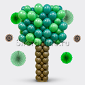 Фигура из шаров "Дерево Майнкрафт" - изображение 1