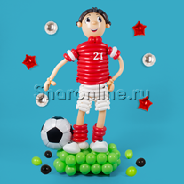 Фигура из шаров "Футболист"