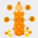 Фигура из шаров "Карандаш оранжевый" маленький - изображение 1