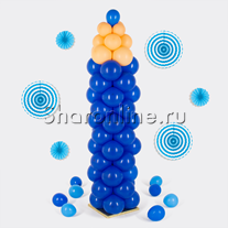 Фигура из шаров "Карандаш синий" большой