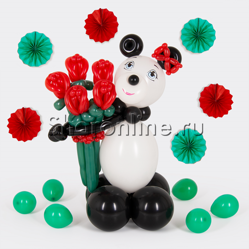 Фигура из шаров "Милая Панда" - изображение 2
