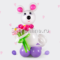 Фигура из шаров "Мышка"