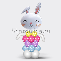 Фигура из шаров "Пасхальный кролик"