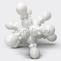 Фигура из шаров "Снежинка" объёмная - изображение 1