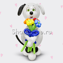 Фигура из шаров "Собака Бим" большой