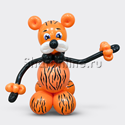 Фигура из шаров "Тигрёнок" - изображение 1