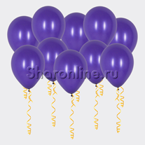 Фиолетовые матовые шары