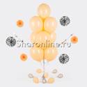 Фонтан из 10 персиковых шаров - изображение 1