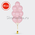Фонтан из 10 розовых шаров 25 см - изображение 1