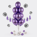 Фонтан из шаров "Хром фиолетовый" - изображение 1