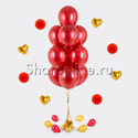 Фонтан из шаров "Хром красный" - изображение 1
