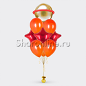 Фонтан из шаров "Красная Планета" - изображение 1
