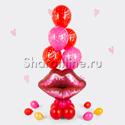 Фонтан из шаров "Поцелуй любви" - изображение 1
