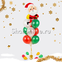 Фонтан из шаров "Санта" - изображение 1