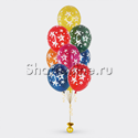 Фонтан из шаров "Звезды" - изображение 1