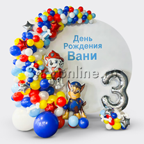 Фотозона из шаров "Чейз и Маршалл"