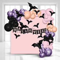 Фотозона из шаров "Летучие мыши"