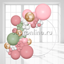 Фотозона из шаров "Розовые мечты" - изображение 1