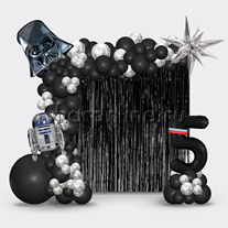 Фотозона из шаров "Звездные войны"