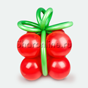 Грузик в виде подарка "Красный с зеленым" - изображение 1