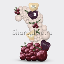 Инсталляция из шаров "Perfect MATCH"