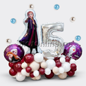Композиция из шаров "Анна" с цифрой - изображение 1