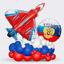 Композиция из шаров "Авиация России"