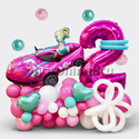 Композиция из шаров "Барби в машине" - изображение 1