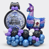 Композиция из шаров "Battle Royale" с ламой