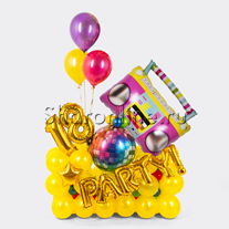 Композиция из шаров "Диско Party!"