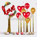 Композиция из шаров "Дождик любви" - изображение 1