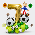 Композиция из шаров "Футболист" с цифрой - изображение 1
