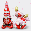 Композиция из шаров "Гном с валентинкой" - изображение 1