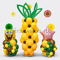 Композиция из шаров "Губка Боб и Патрик" - изображение 1