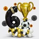 Композиция из шаров "Кубок чемпиона" с цифрой - изображение 1