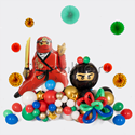 Композиция из шаров "Лего Ниндзяго" красный - изображение 1