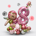 Композиция из шаров "Маленькая фея" с цифрой - изображение 1