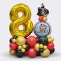Композиция из шаров "Полундра" с цифрой - изображение 1