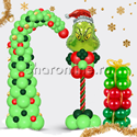 Композиция из шаров "Рождество с Гринчем" - изображение 1