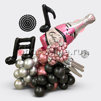 Композиция из шаров "Твоя мелодия"