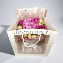 Композиция с цветами "Мармелад"