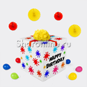 Коробка-сюрприз "HAPPY BIRTHDAY" без шаров - изображение 2